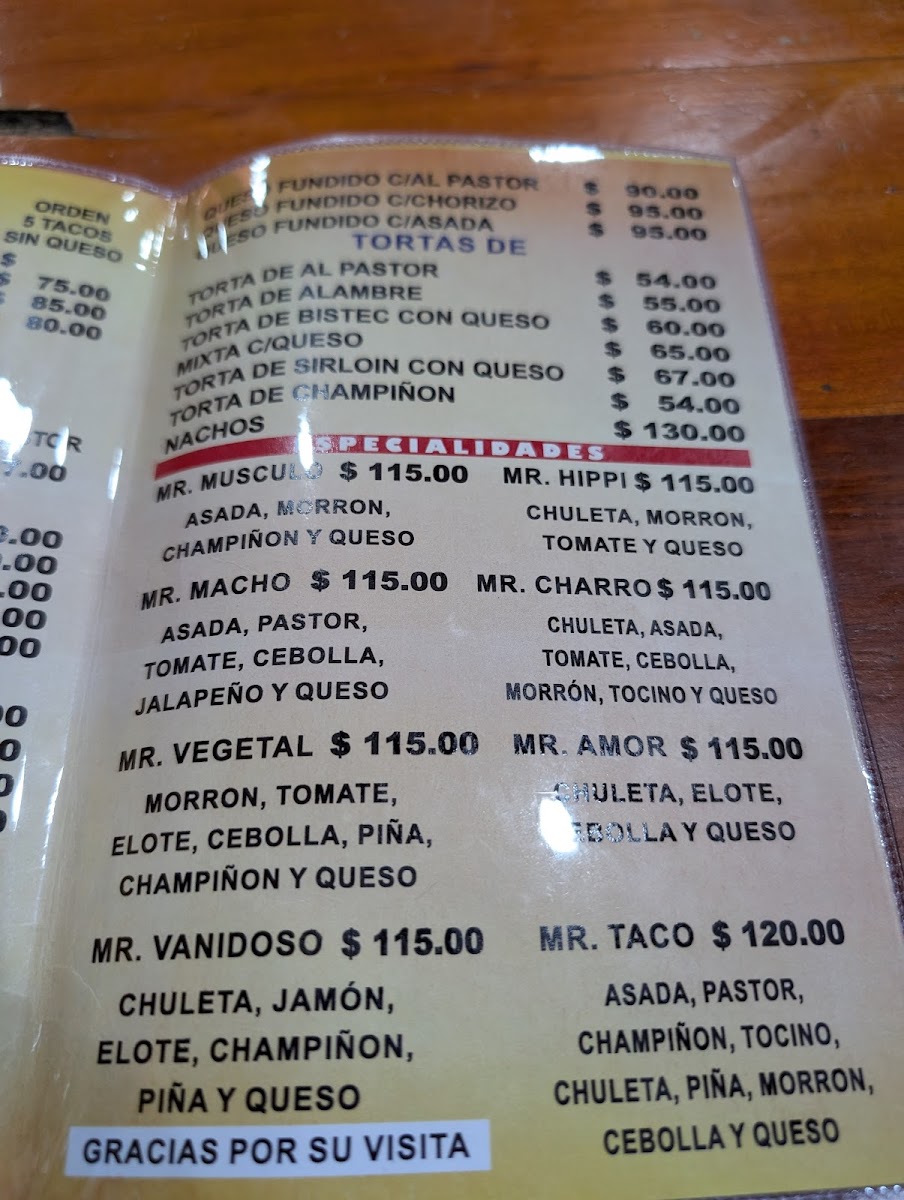 Mr. Taco de palenque Chiapas Menu - Image 2