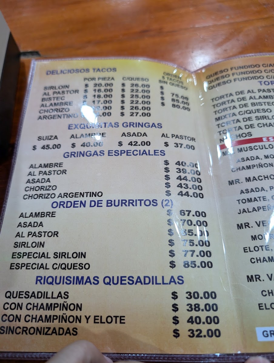 Mr. Taco de palenque Chiapas Menu - Image 3