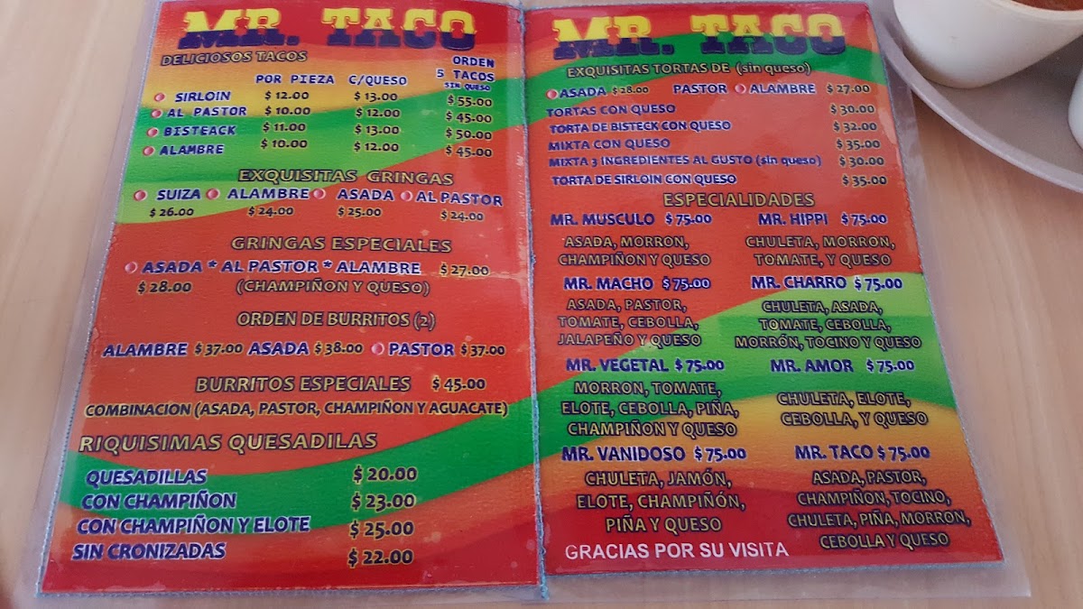 Mr. Taco de palenque Chiapas Menu - Image 5